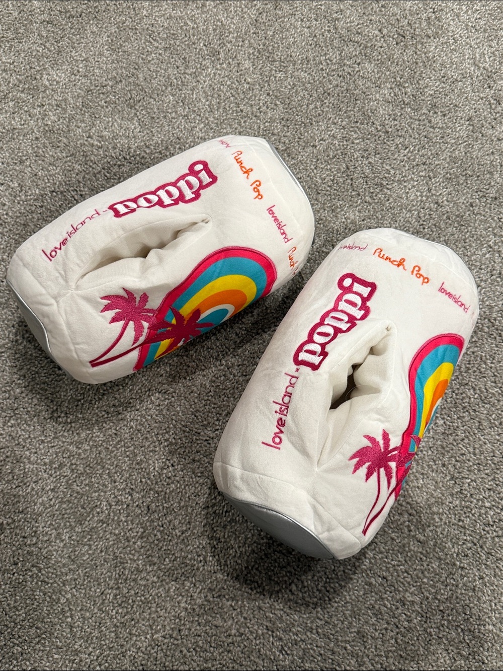 Poppi X Love Island slippers